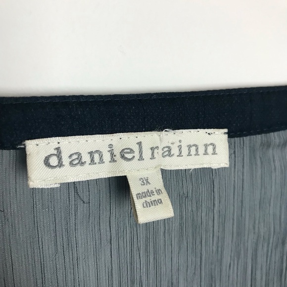 DANIEL RAINN Boho Crochet Detail Sheer Blouse - Picture 7 of 8